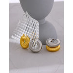 Load image into Gallery viewer, GlamAura Round Hoops