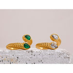 Load image into Gallery viewer, Golden Serpent Ring