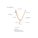 Load image into Gallery viewer, White Shell Moon