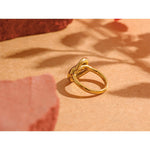 Load image into Gallery viewer, Gilded Knot Ring