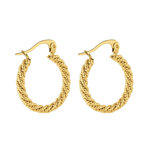 Load image into Gallery viewer, Twisted Gold Elegance