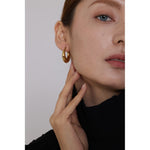 Load image into Gallery viewer, Geometric Hoop Earrings