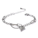 Load image into Gallery viewer, Double-Layered Heart Bracelet
