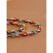Rainbow Necklace Bracelet Set