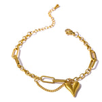 Load image into Gallery viewer, Double-Layered Heart Bracelet
