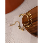 Load image into Gallery viewer, Cross Layered Bracelet
