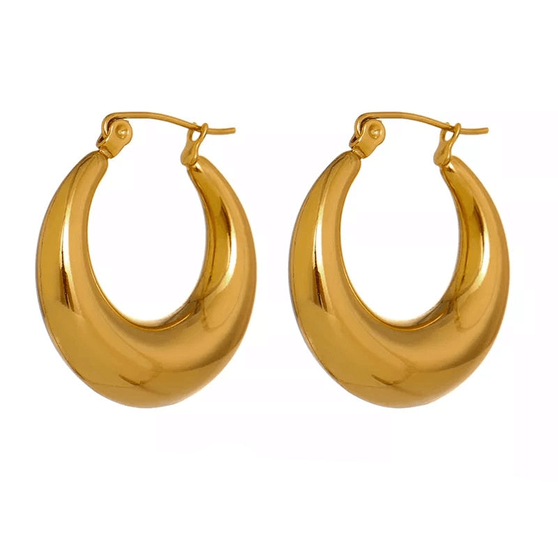 Geometric Hoop Earrings
