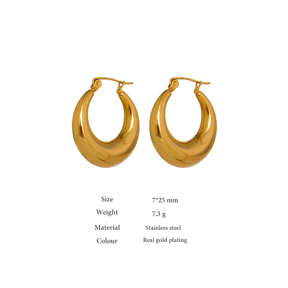 Geometric Hoop Earrings