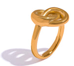 Load image into Gallery viewer, Gilded Knot Ring
