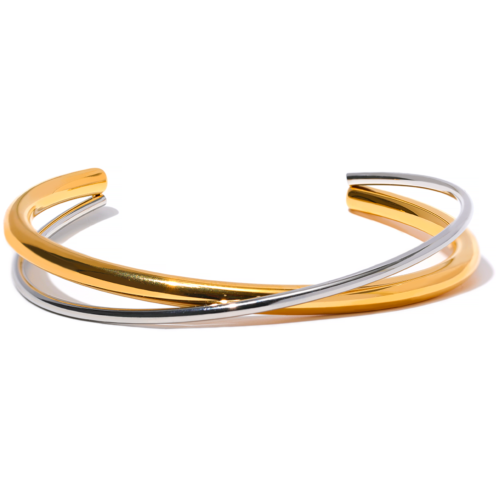 Two-Tone Charm Bracelet