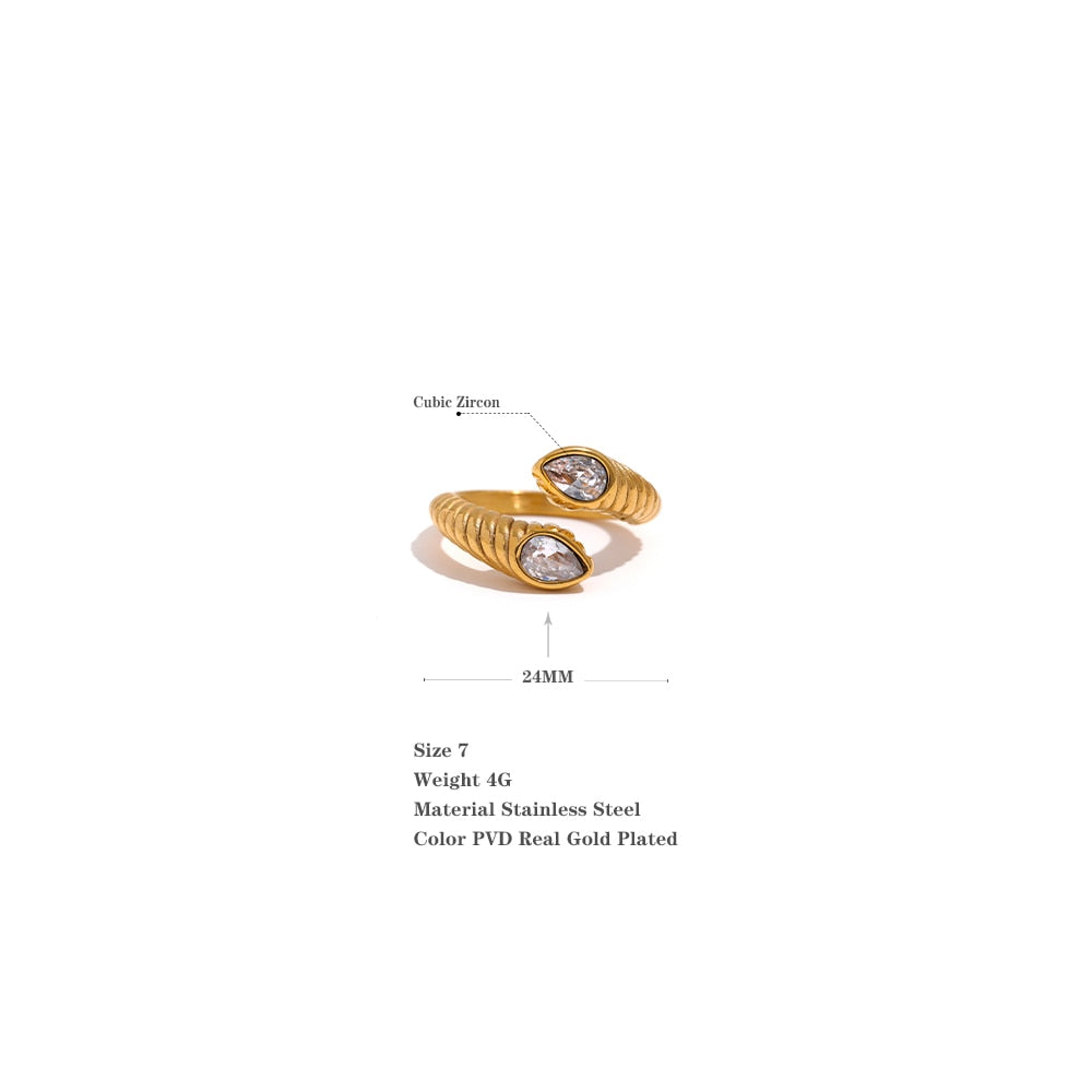 Golden Serpent Ring