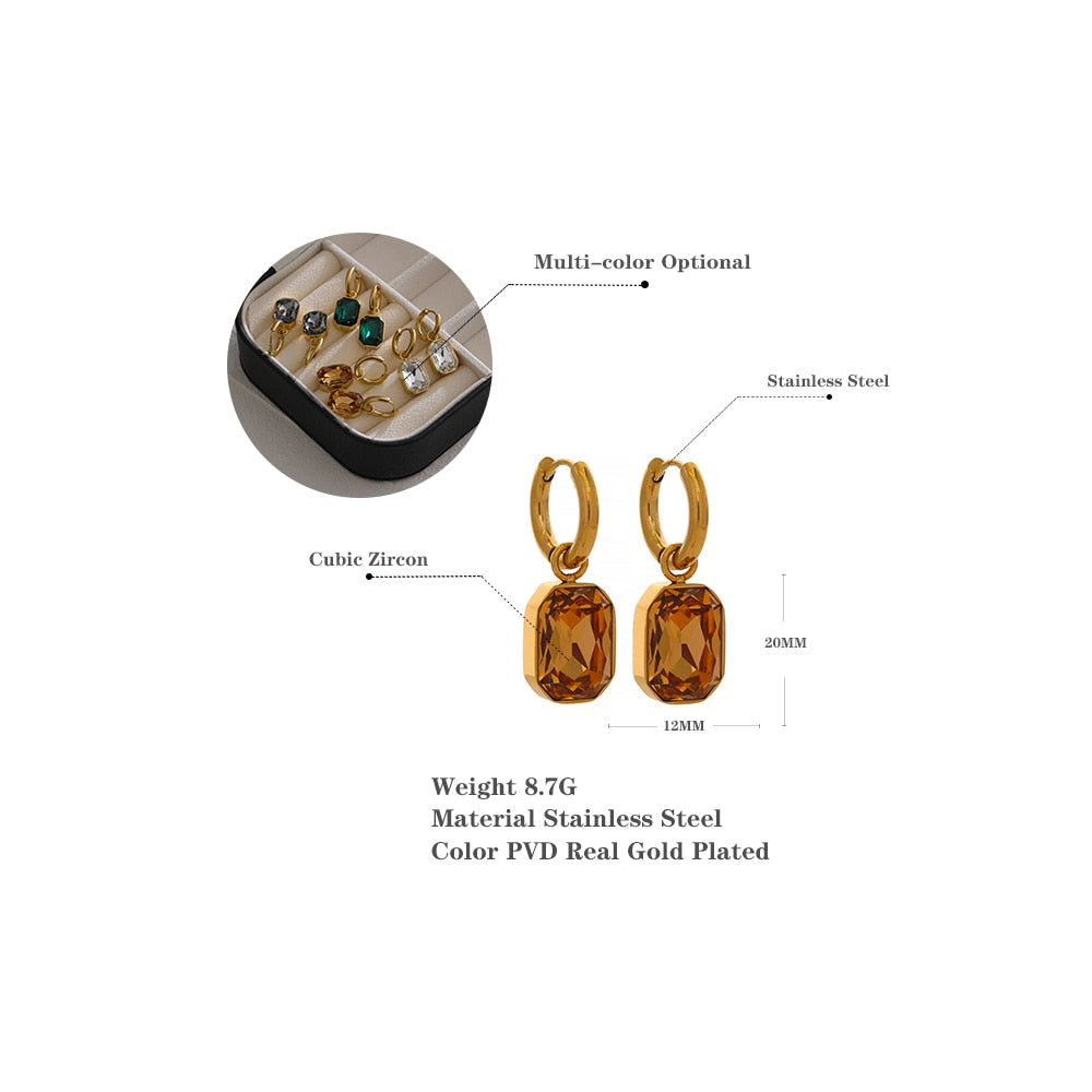 Square Earrings