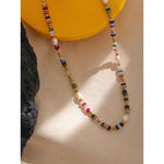 Load image into Gallery viewer, Handmade Pearl Boho Necklace
