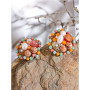 Vintage Pearl Nest Earrings