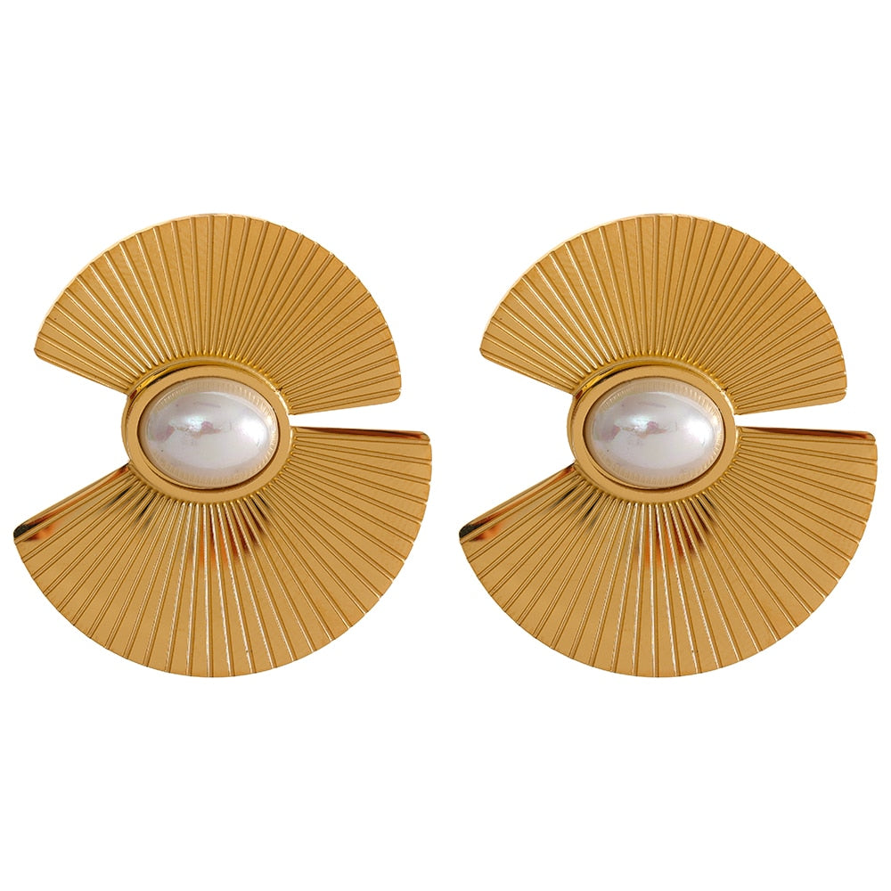 Peafowl Stud Earrings