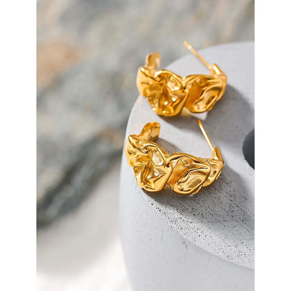Gilded Geometry Earrings