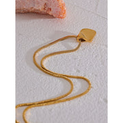 Square Shell Necklace