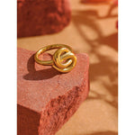 Load image into Gallery viewer, Gilded Knot Ring
