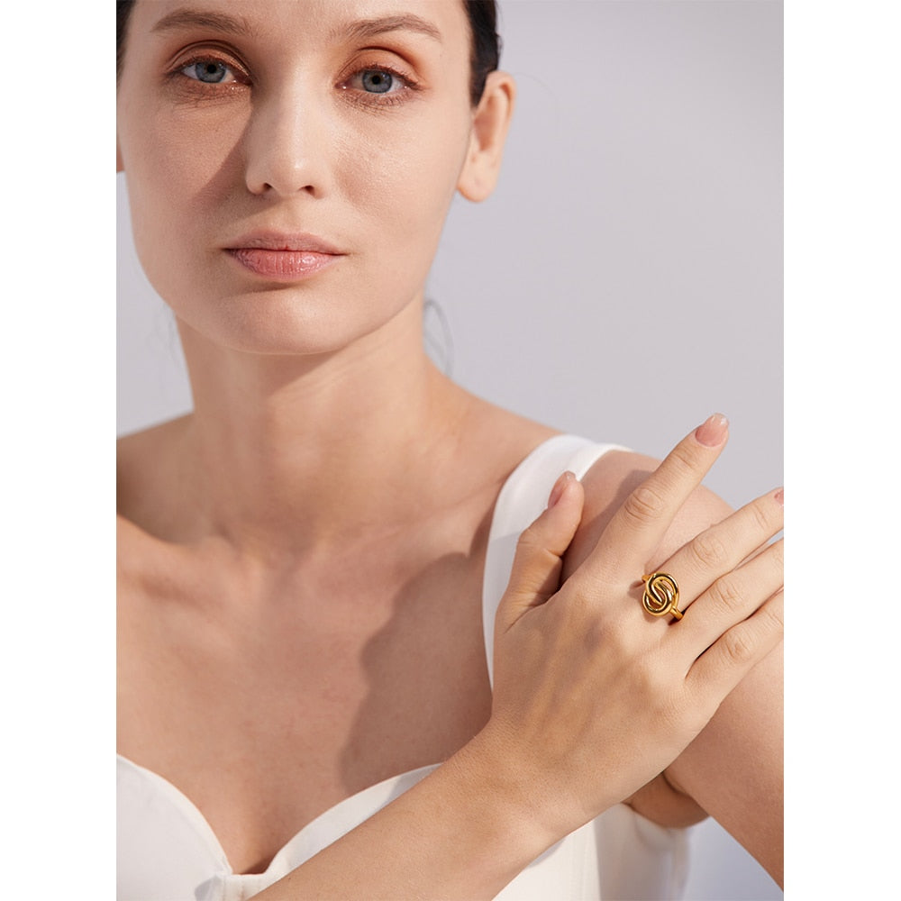 Gilded Knot Ring