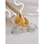 Load image into Gallery viewer, Twisted Hoop Earrings
