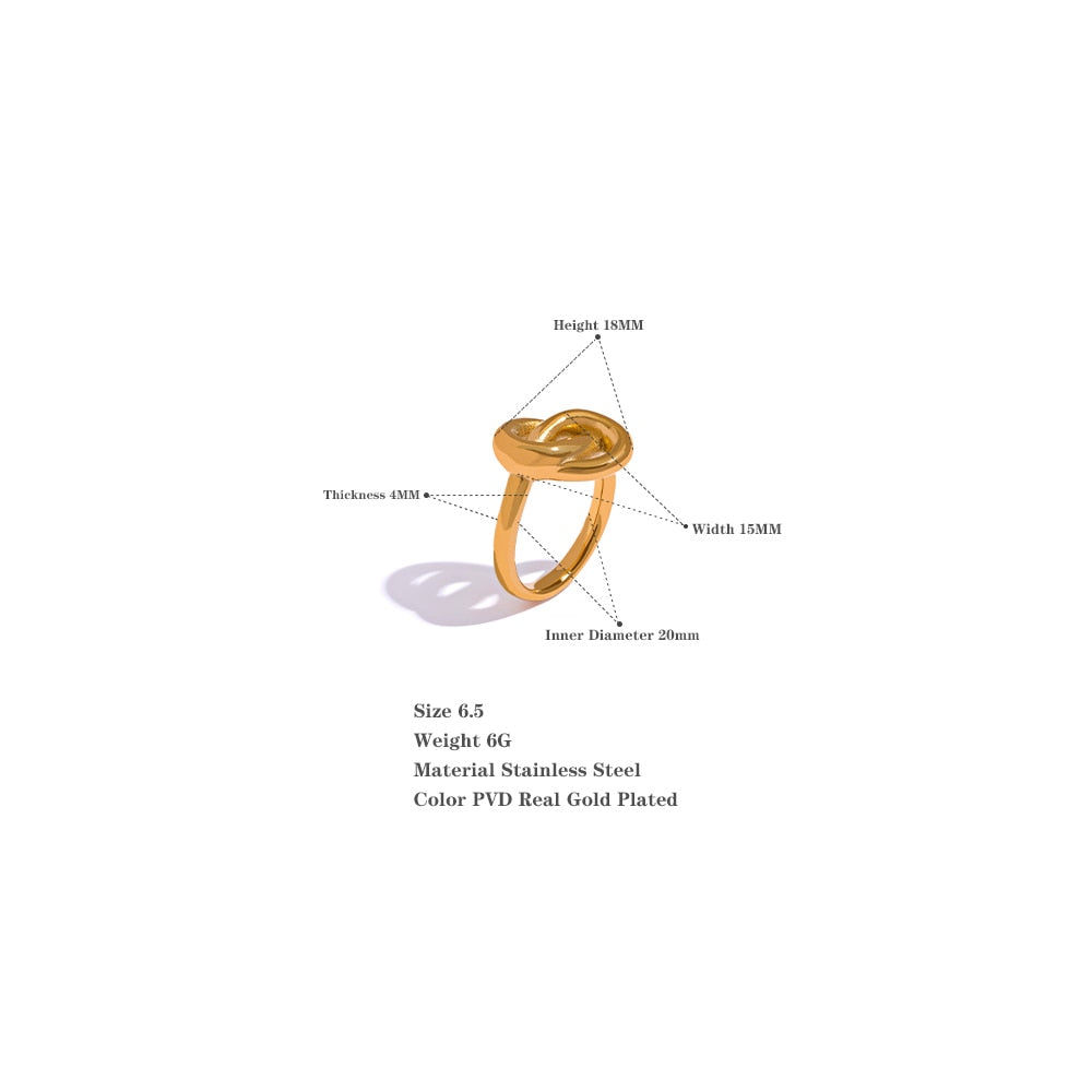 Gilded Knot Ring