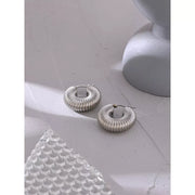 GlamAura Round Hoops