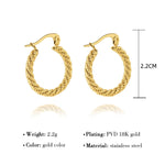 Load image into Gallery viewer, Twisted Gold Elegance
