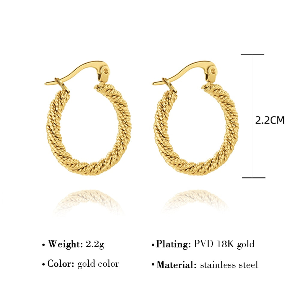 Twisted Gold Elegance